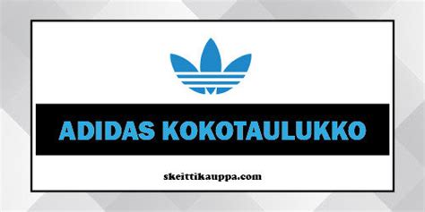 adidas kangas kokotaulukko.